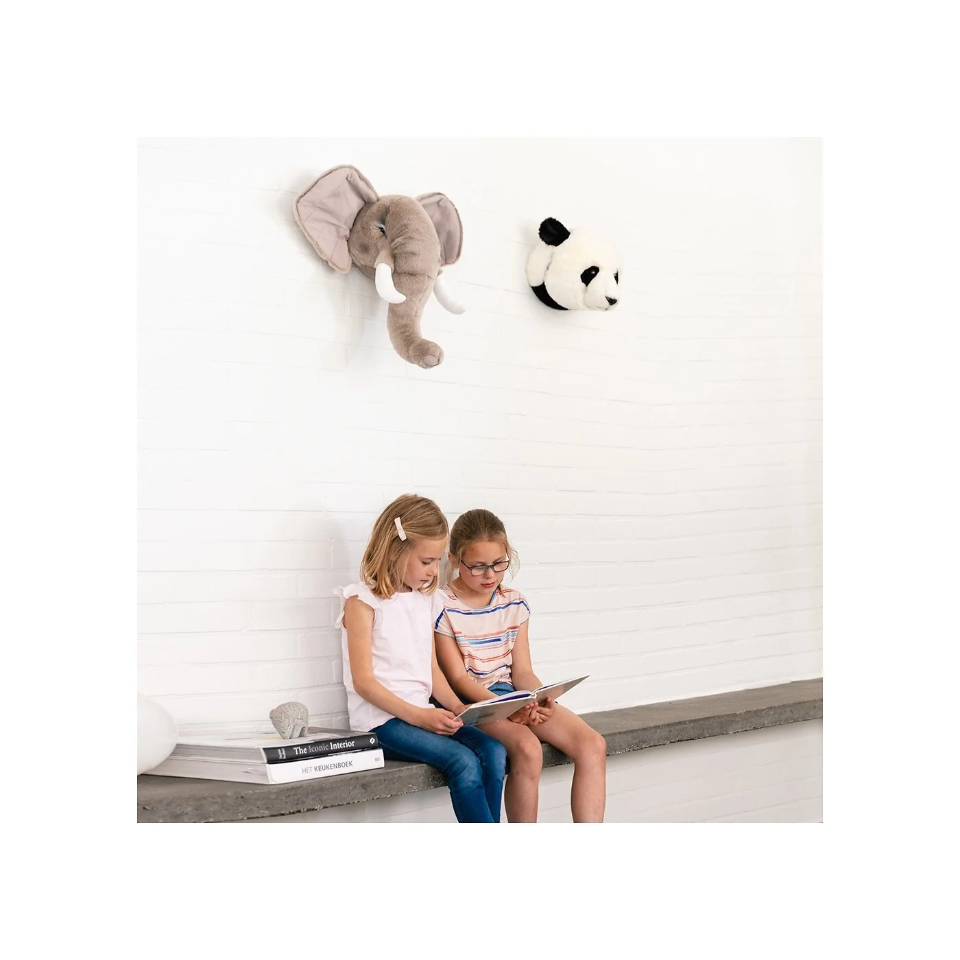 Thomas the Panda Bear Plush Animal Head Wall Decor image 5