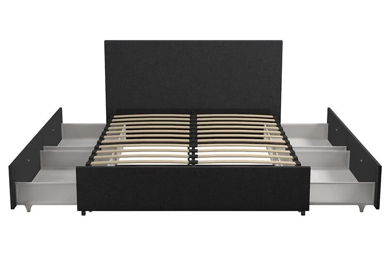 Novogratz Kelly Linen Storage Bed Frame – view 22