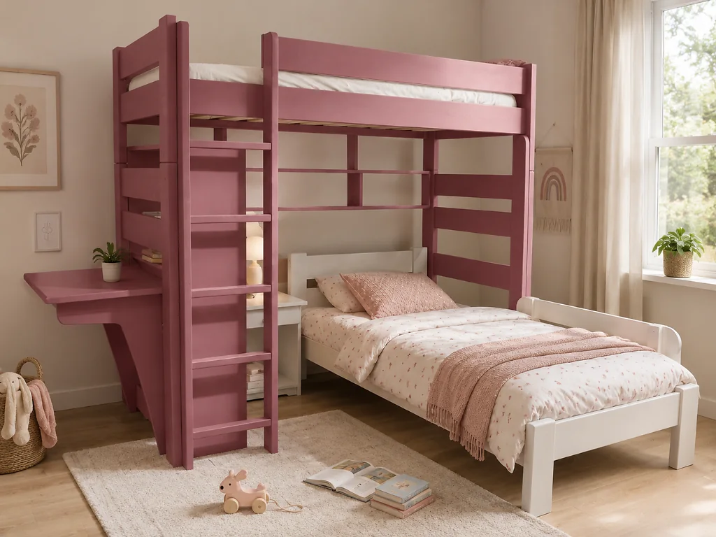 Mathy By Bols Dominique High Sleeper with Stephane Single Bed