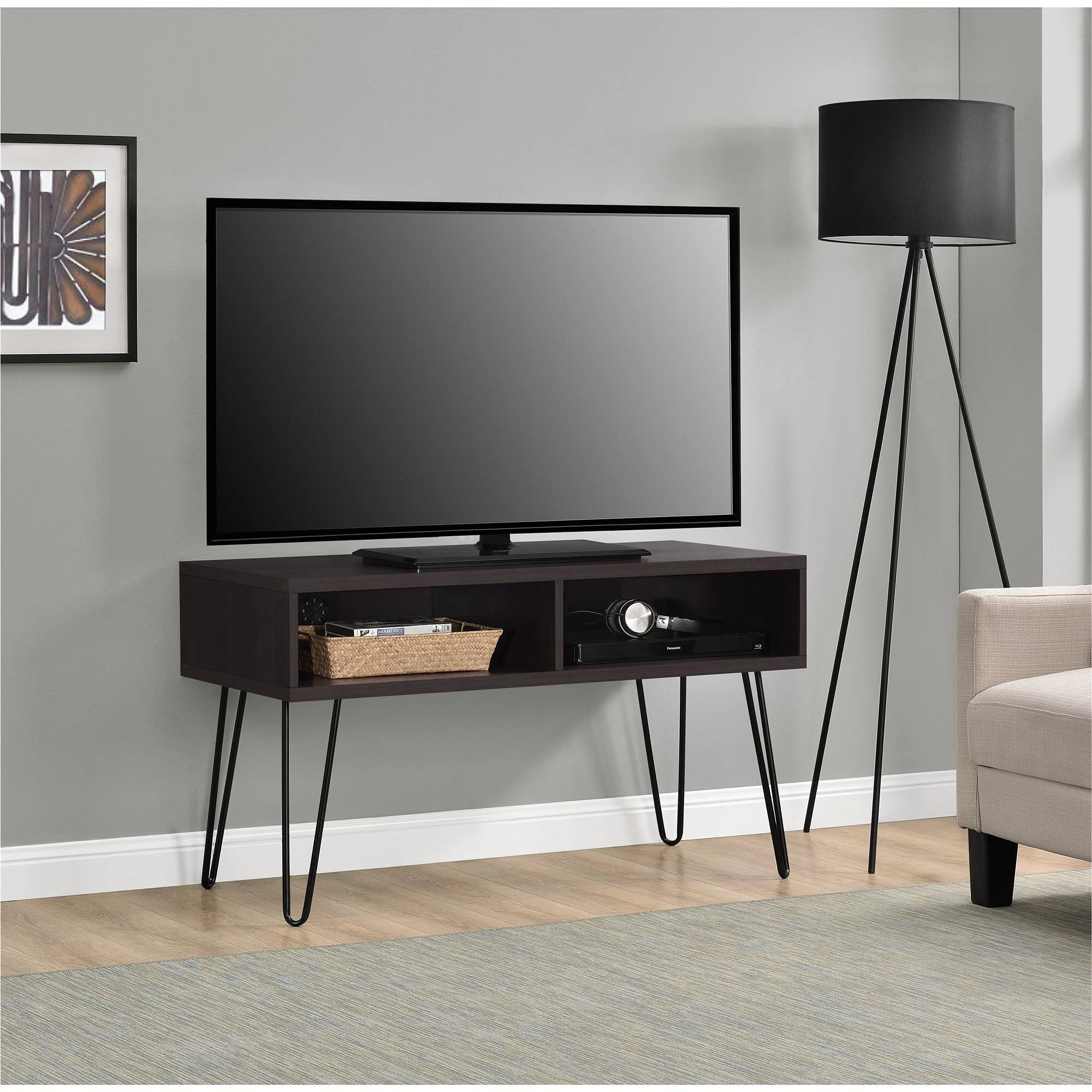 Dorel Owen Retro TV Stand 42" Espresso view 2