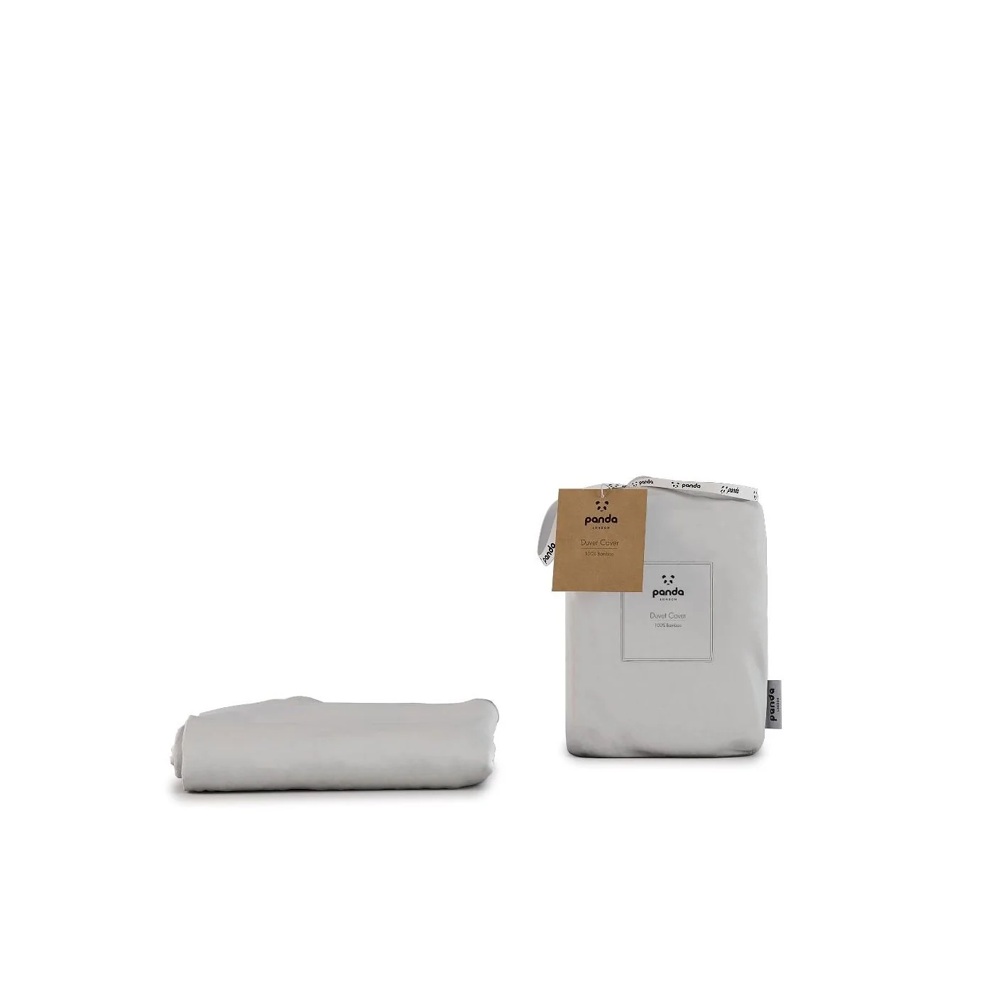 Panda 100% Bamboo Bedding Duvet Cover White