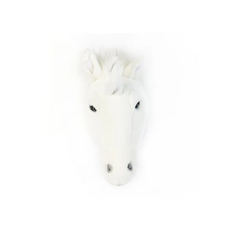 Claire the Unicorn Plush Animal Head Wall Decor image 2