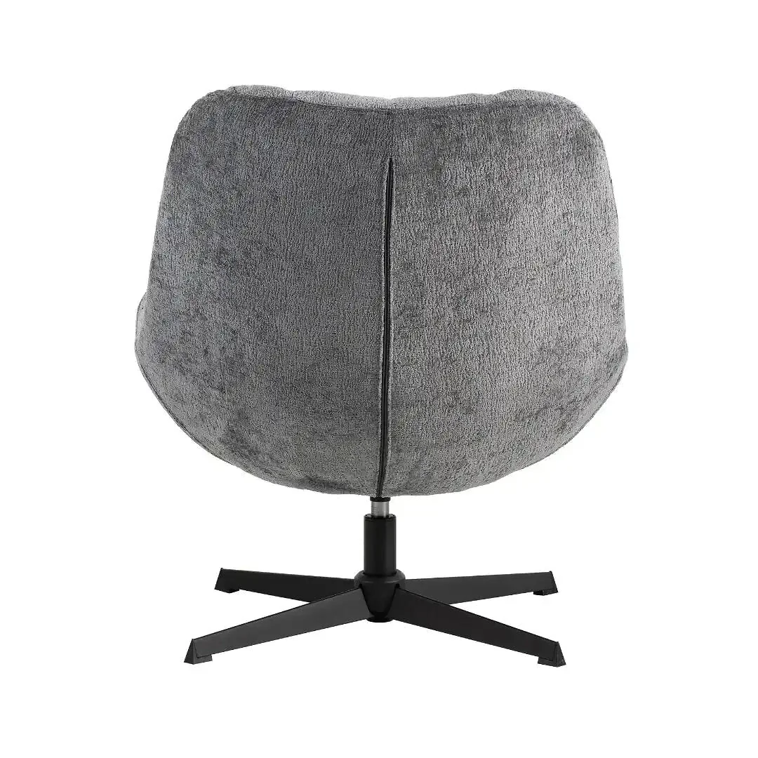 Dorel Silverdale Lounge Chair with Swivel Function Chenille view 5