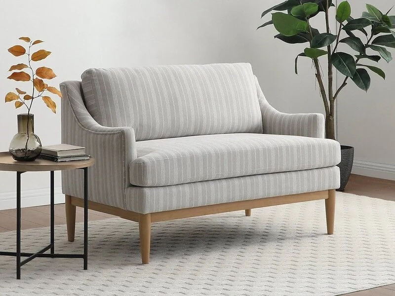 Kyoto Briar Chenille 2 Seater Chair with Sprung Seat