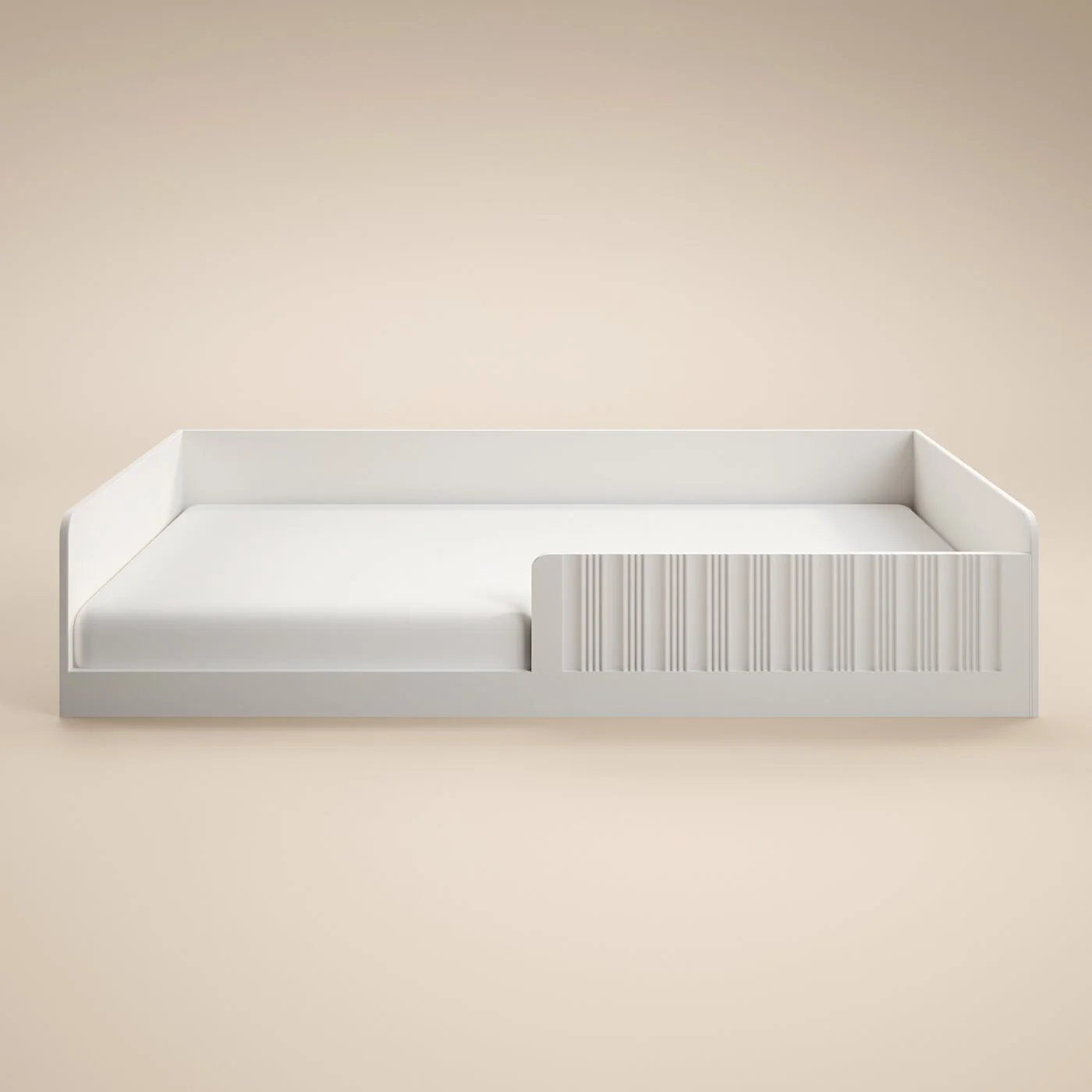 Flair Nadia Single Montessori Floor Bed White image 3