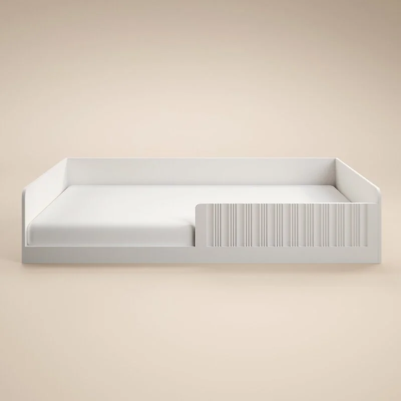 Flair Nadia Single Montessori Floor Bed White image 3
