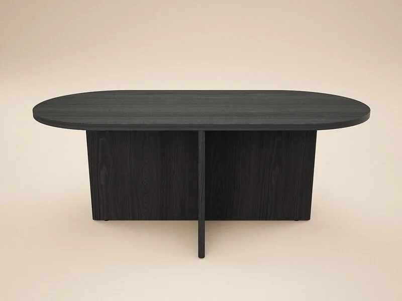 SOLACE+CO Leto Oval Coffee Table & Seating Set – view 10