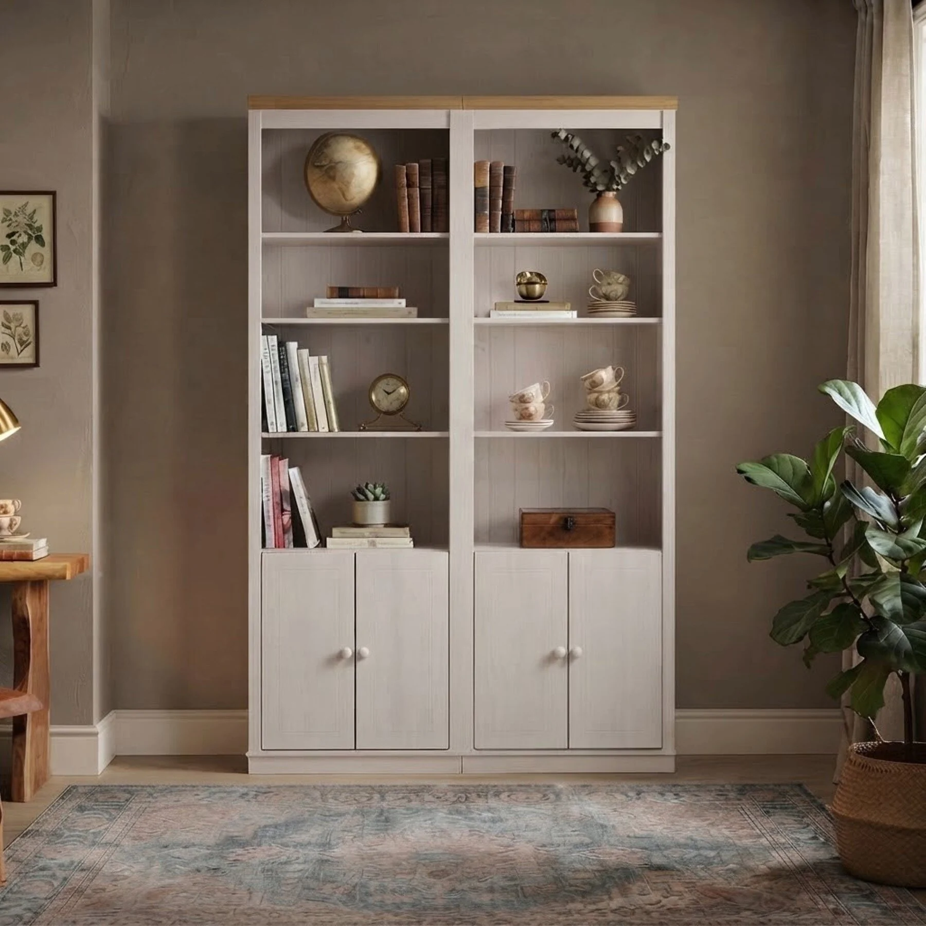 Dorel Anita Wall Unit A WH view 2