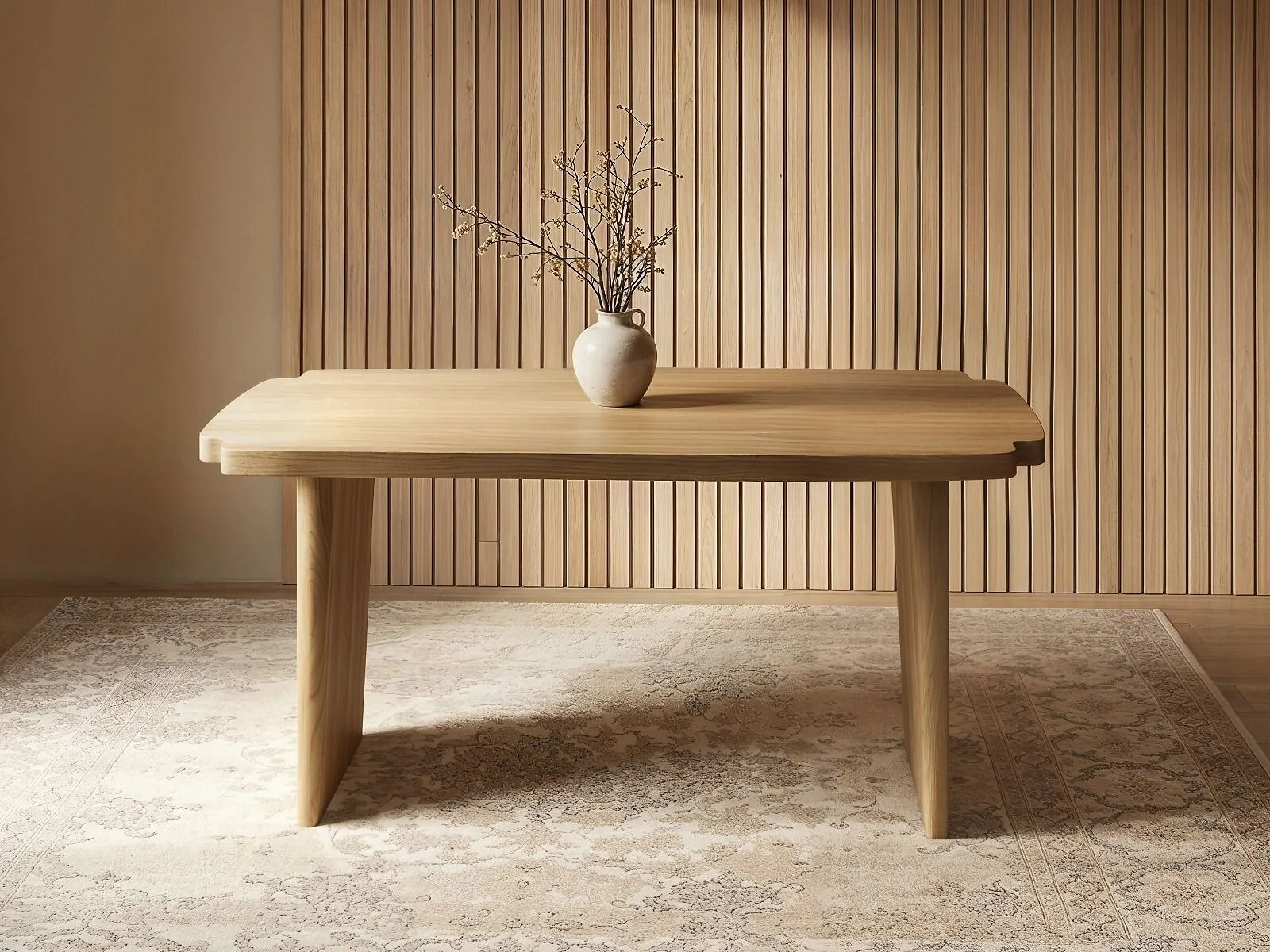 SOLACE+CO Nolan Dining Table Curved Edge and Seating Set – view 6
