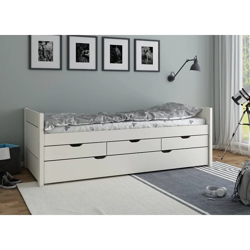 Noomi Solid Wood Tomas Captain Bed image 4