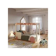 Mathy by Bols Single Discovery 1 Canopy Bed with Optional Trundle & Bunk Conversion Kit