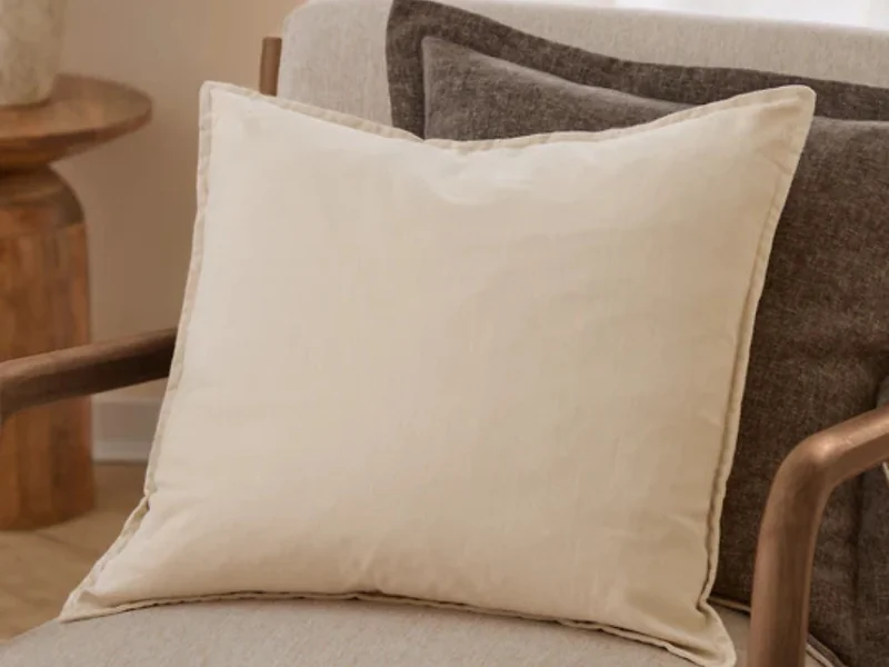 Yard Slub Cotton Polyester Filled Cushion 50 x 50cm