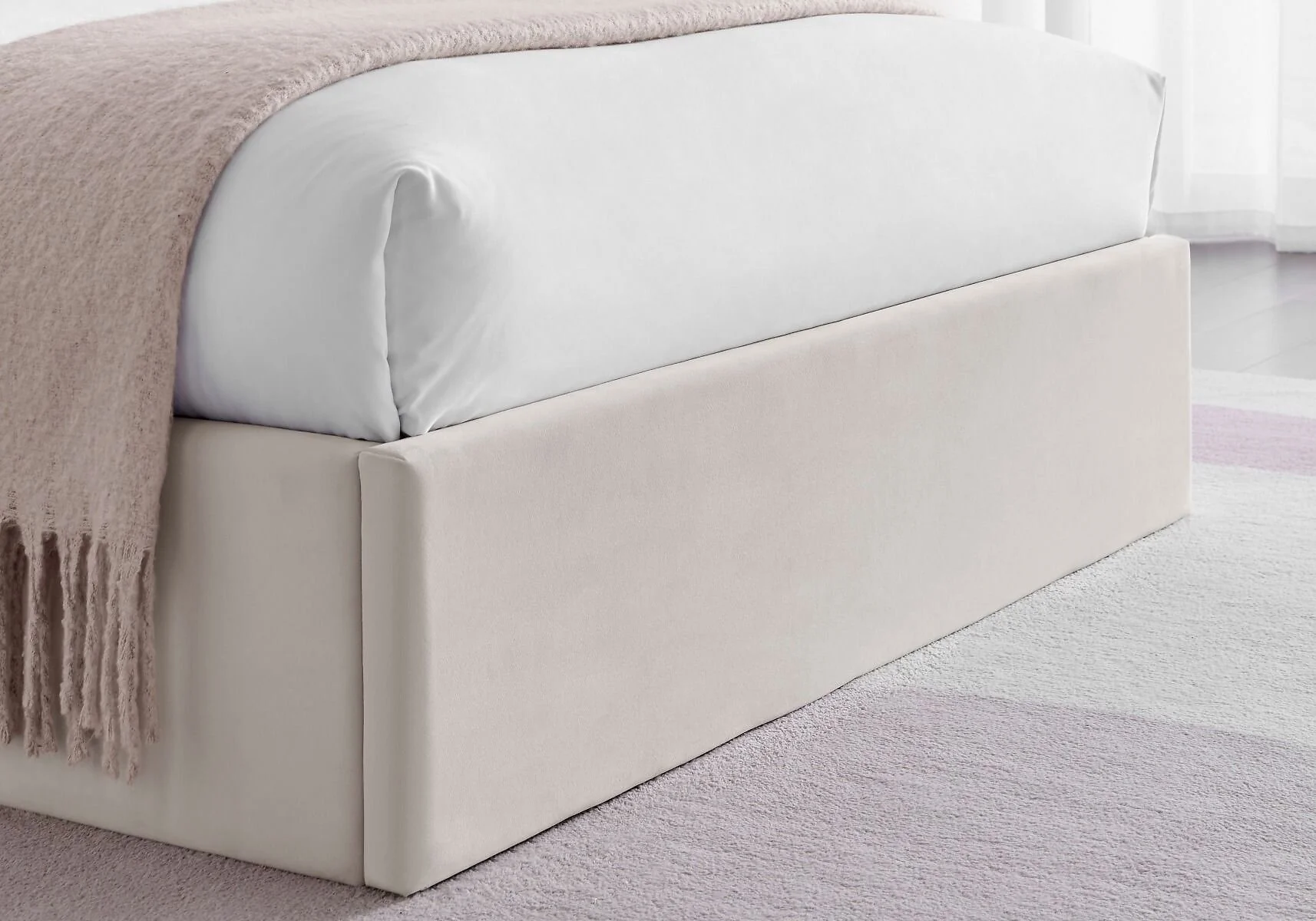 Limelight Polaris Recycle Fabric Ottoman Bed Frame