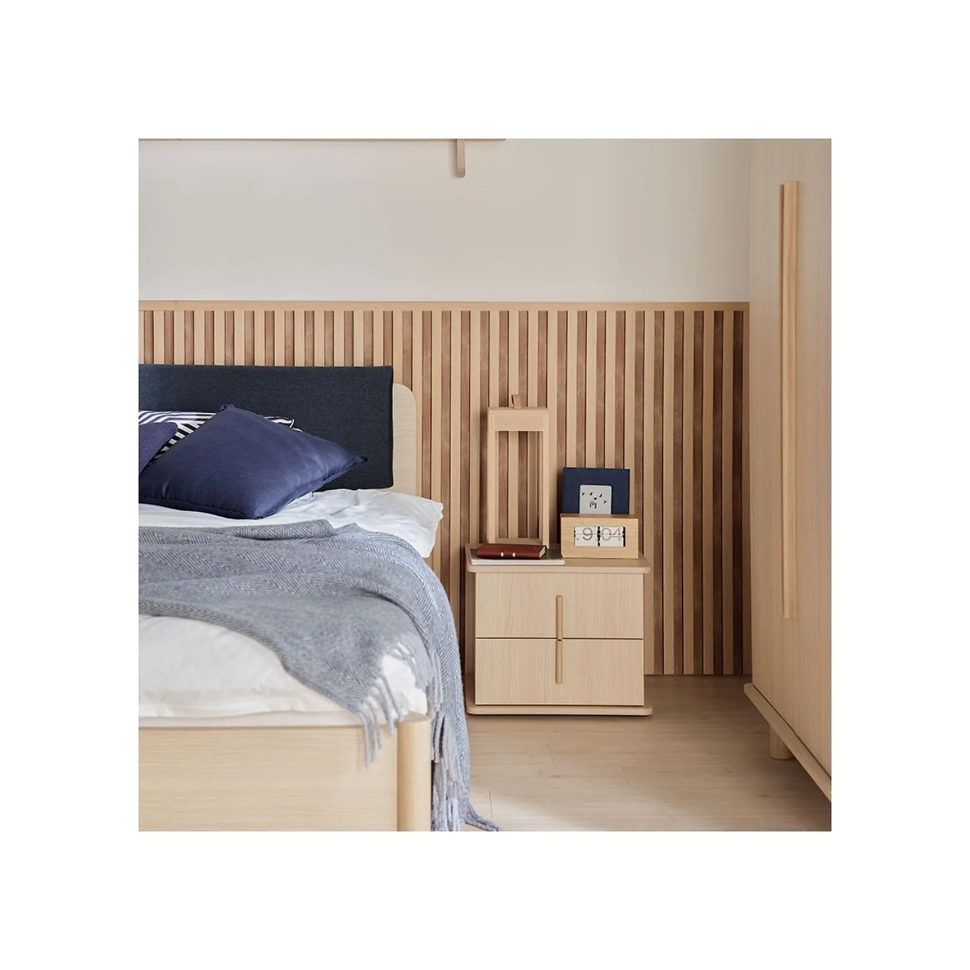 Vox OMM 2 Drawer Bedside Table