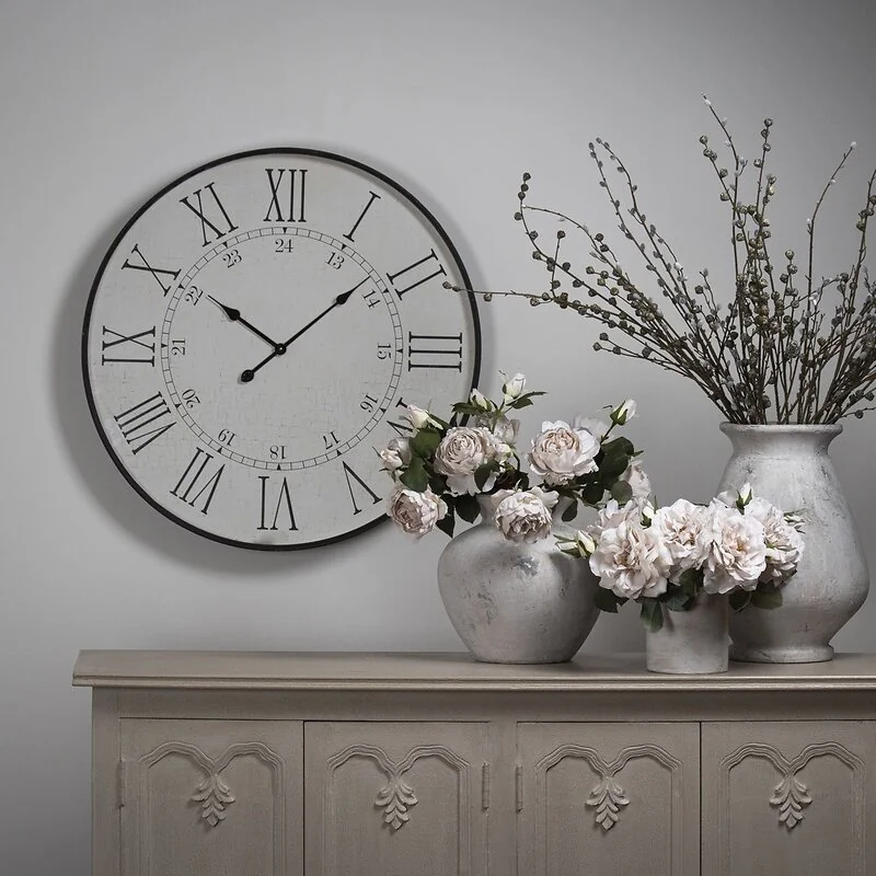 Large Embossed Station Clock image 2