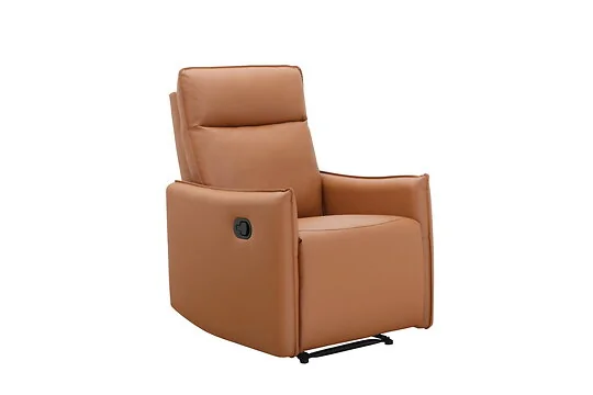 Dorel Lugo Recliner with Manuel Function Cognac PU