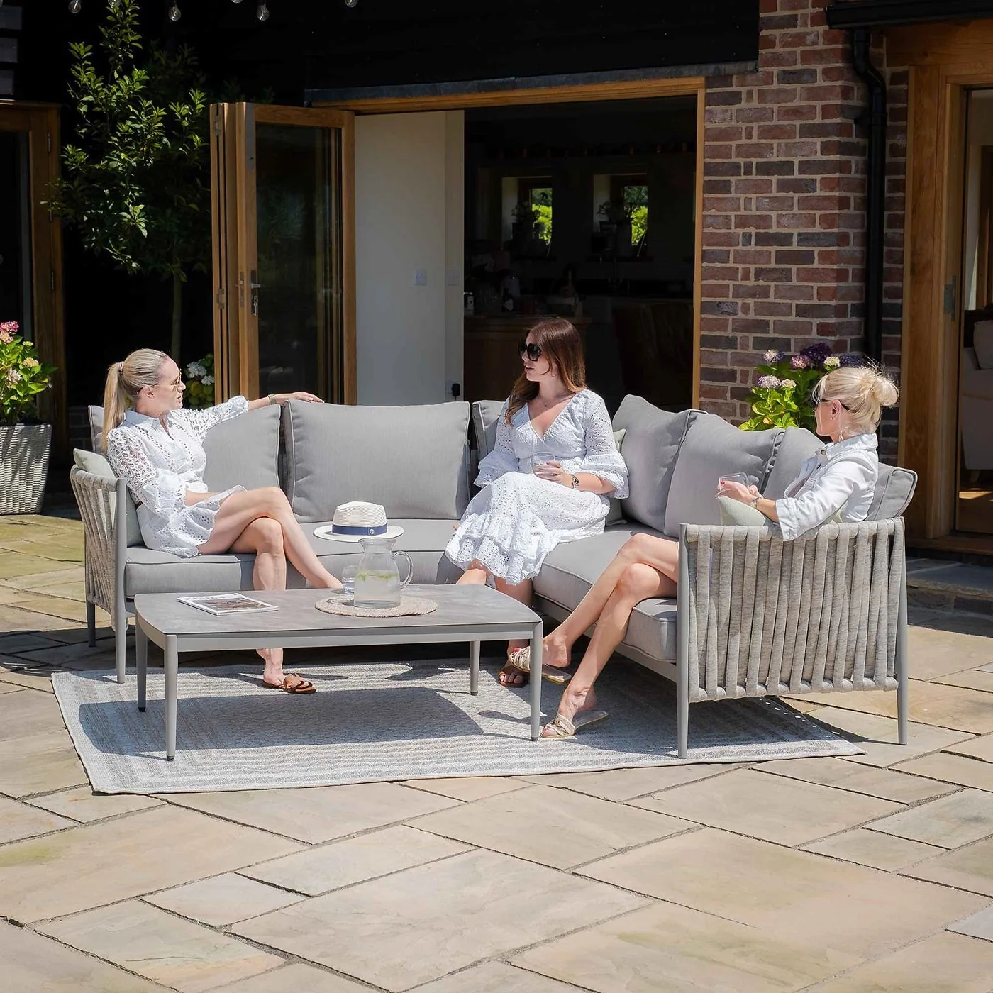 Maze Rattan Milan Small Corner Sofa Set image 2