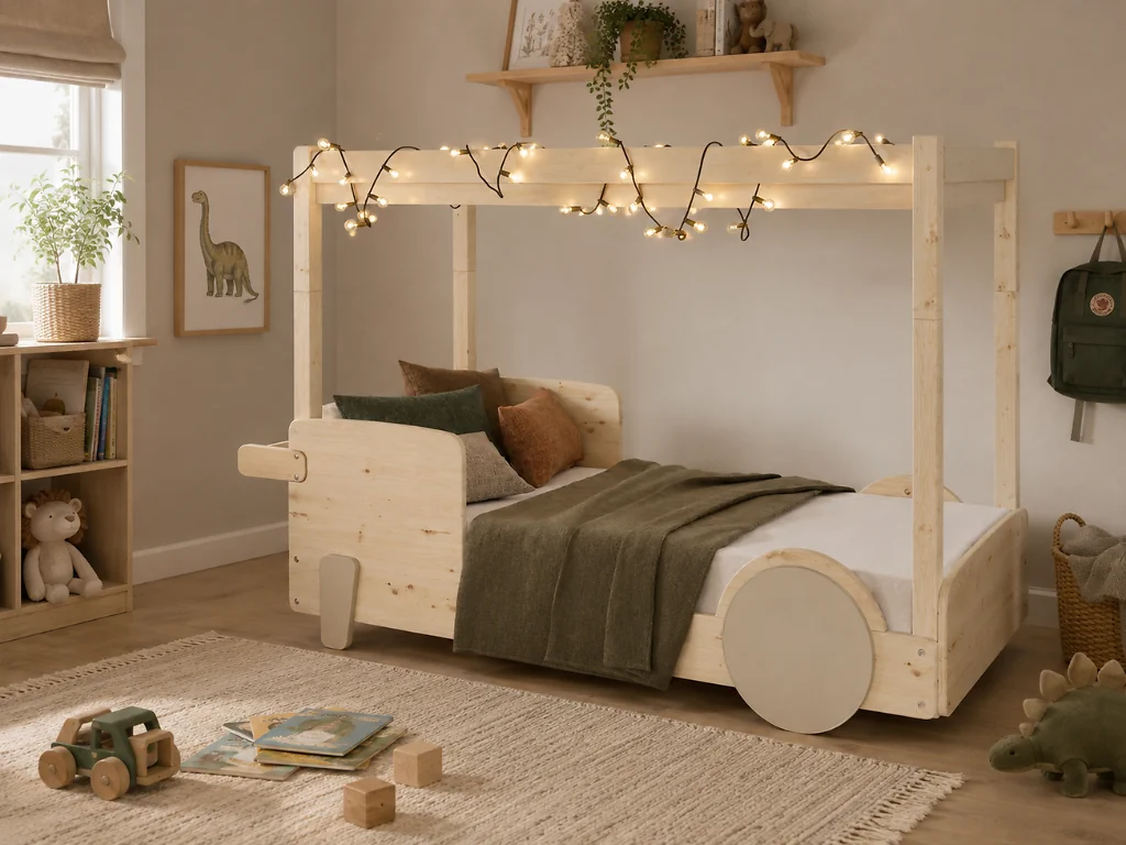 Mathy By Bols Discovery Single Canopy Bed Frame