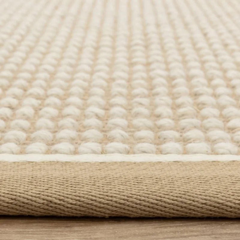 Asiatic London Korra Loop Linen Cream Flatweave Wool Jute Rug image 9