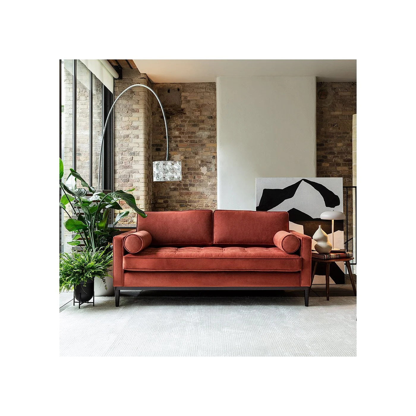 Swyft Sofa in a Box Model 02 Velvet 2 Seater Sofa