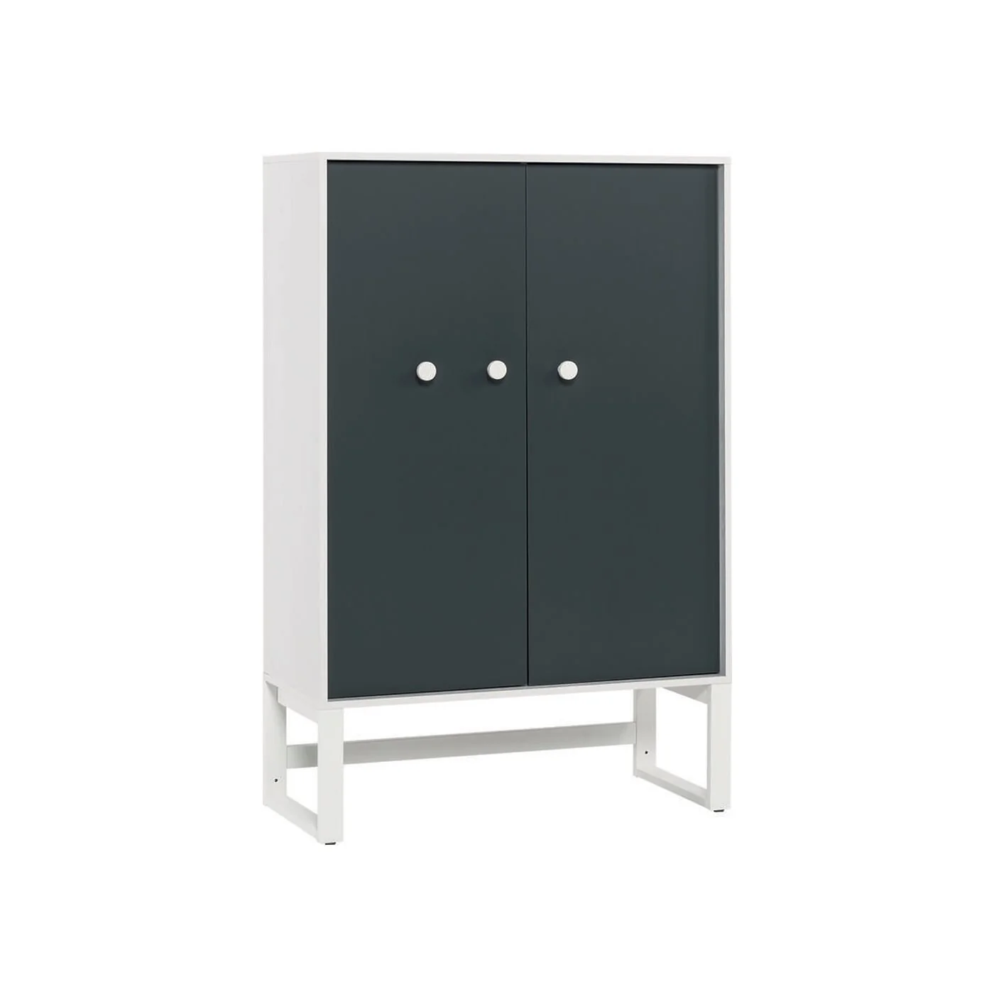 Vox Nest Bedroom Cupboard Unit in Larch Effect & Graphite image 3