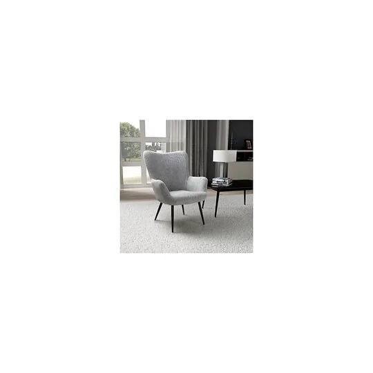 Bordeaux Textured Chenille Effect Armchair