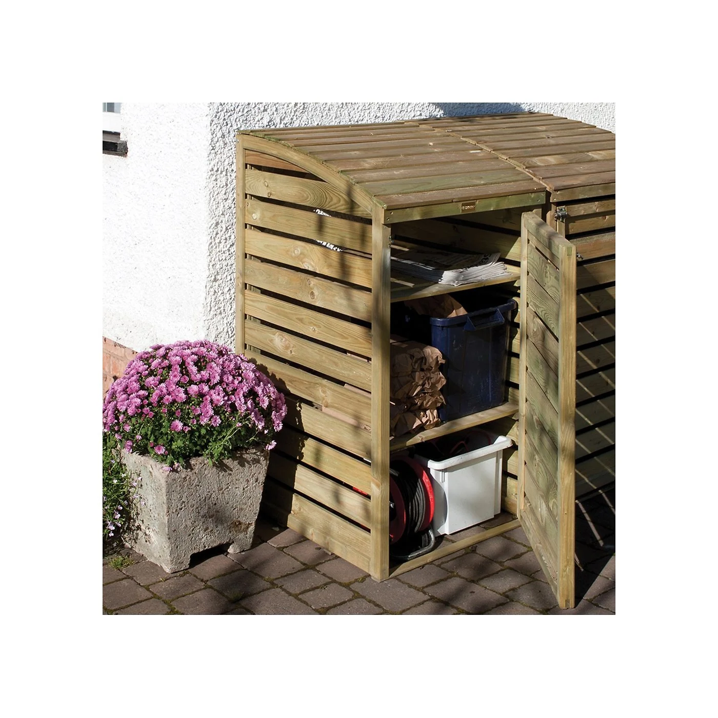 Rowlinson Wooden Recycling Box Store