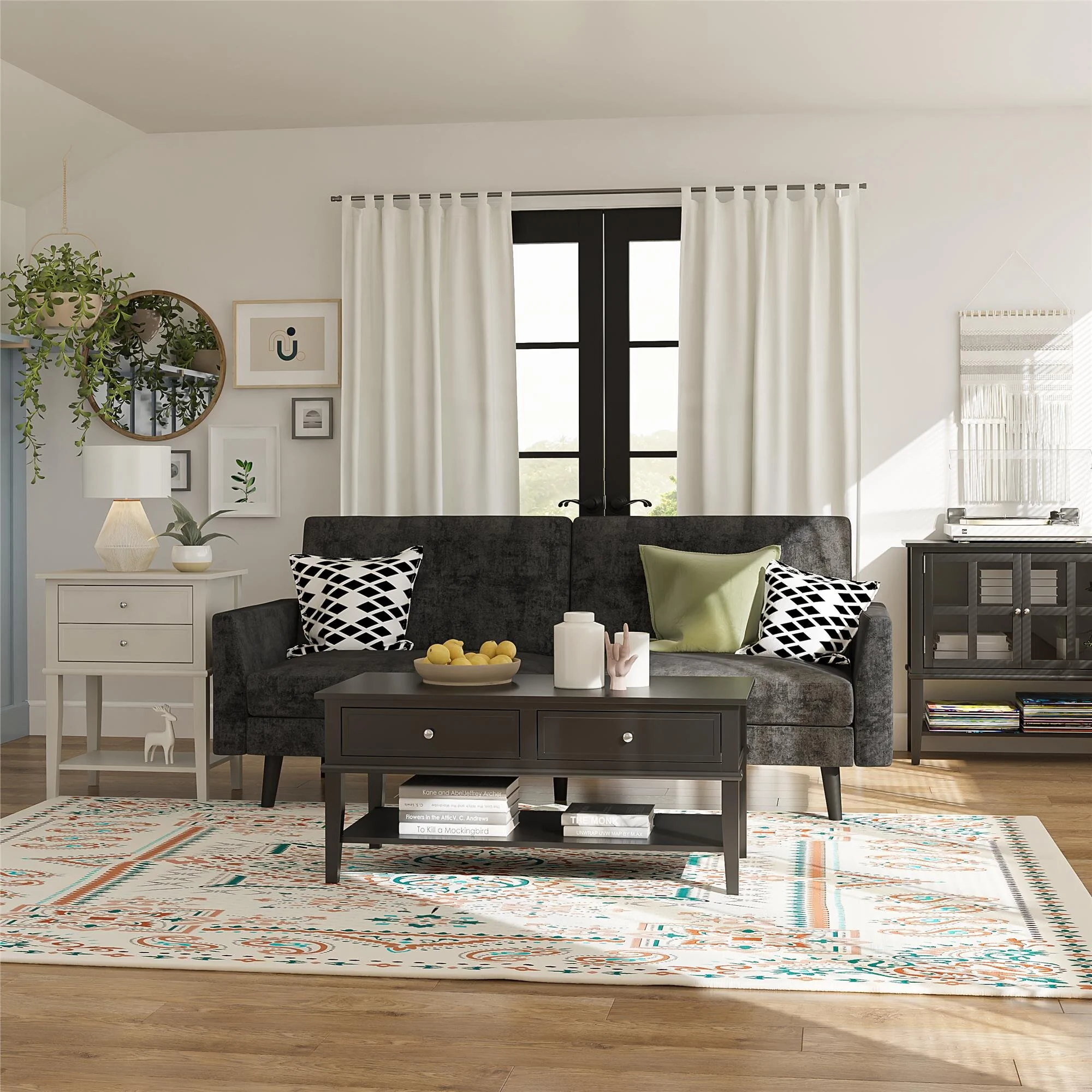 Dorel Franklin Accent Table with 2 Drawers view 6