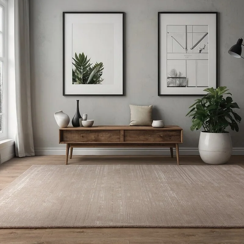 Asiatic London Henley Putty Handwoven Wool Rug image 2