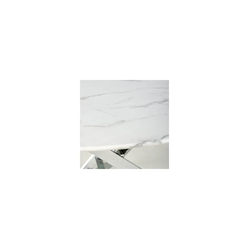 Astoria Round White Dining Table image 7