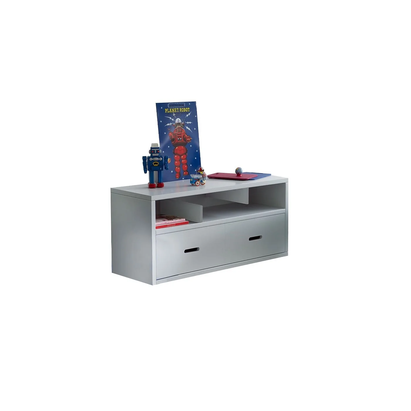 Mathy by Bols Childrens Storage Sideboard in Madaket Design available in 26 Colours image 2
