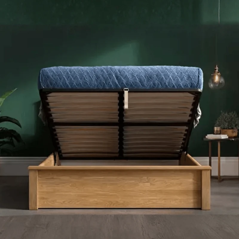 Emporia Beds Monaco Solid Oak Ottoman Bed Frame image 3