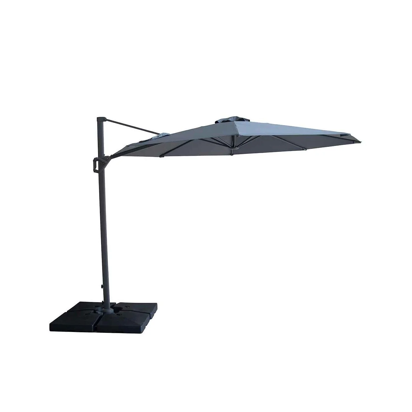 Maze Rattan Helios 3m Round Rotating Cantilever Parasol