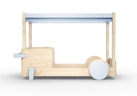 Mathy by Bols Single Discovery 1 Canopy Bed with Optional Trundle & Bunk Conversion Kit