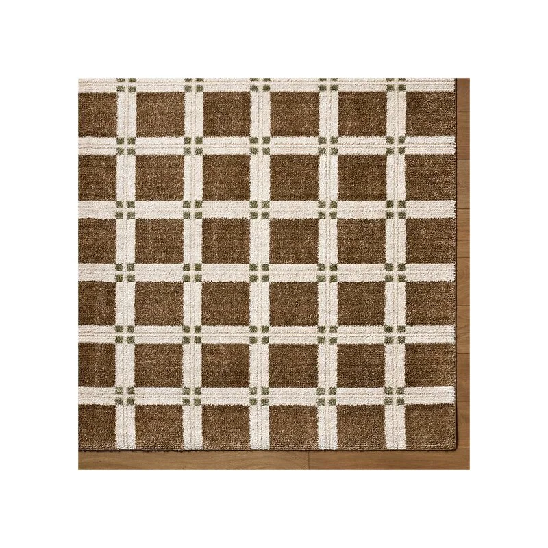 Livabliss La Luna Modern Graphic Rug in Olive Off-White Grey & Brown image 3