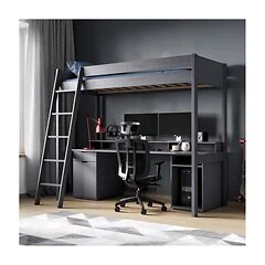 Noomi Tera Solid Wood Gaming High Sleeper Bed