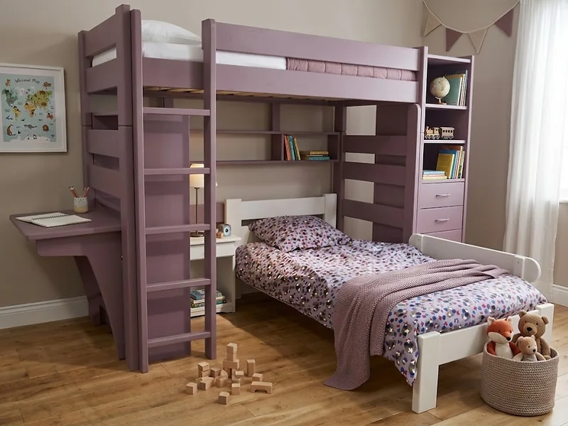 Mathy By Bols Dominique High Sleeper with Stephane Single Bed