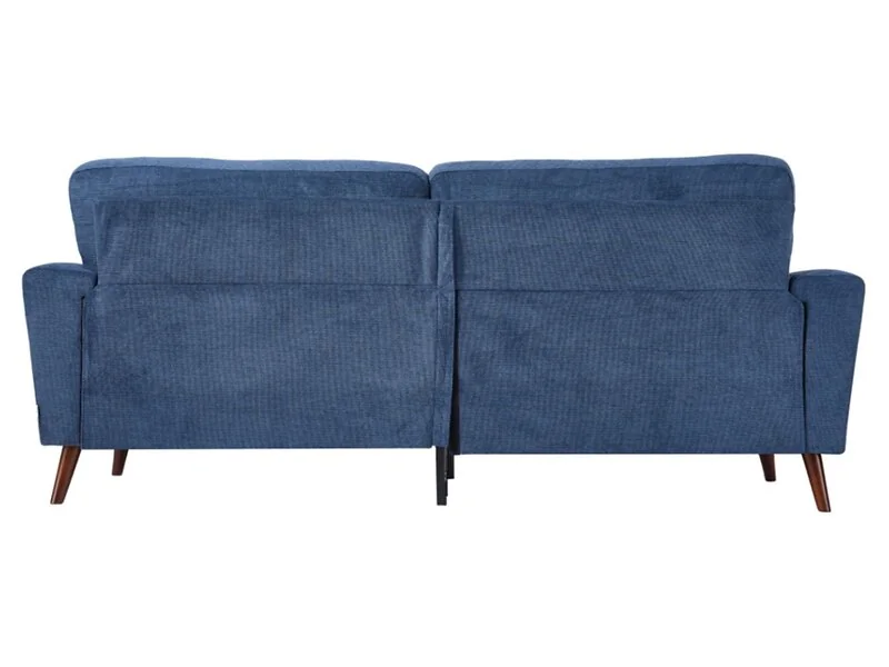 Living & Home 2 Seater Chenille Sofa with Cushions – view 3