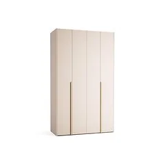 Vox Wardrobe 140x240 Stor Maxi interior long handle rounded oak body oak front sand beige side overlays sand beige