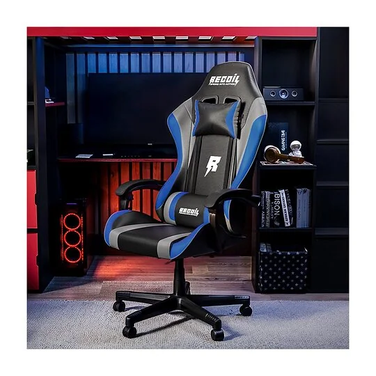 Recoil Vortex Gaming Chair Black PU