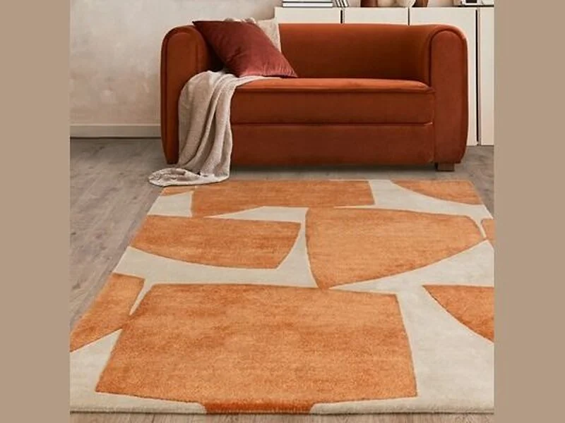 Asiatic London Romy 05 Kite Rug Orange Recycled Polyester – view 2