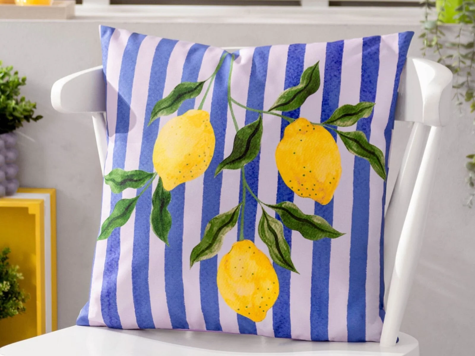 Furn Lemons 43 x 43cm Outdoor Polyester Cushion