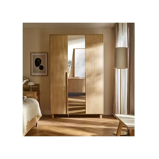 Vox Well 3 Door Wardrobe with Mirror and LED Lighting