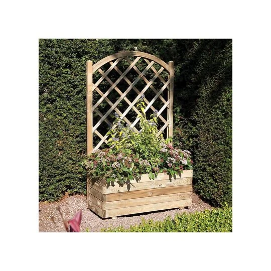 Rowlinson Rectangular Planter & Lattice