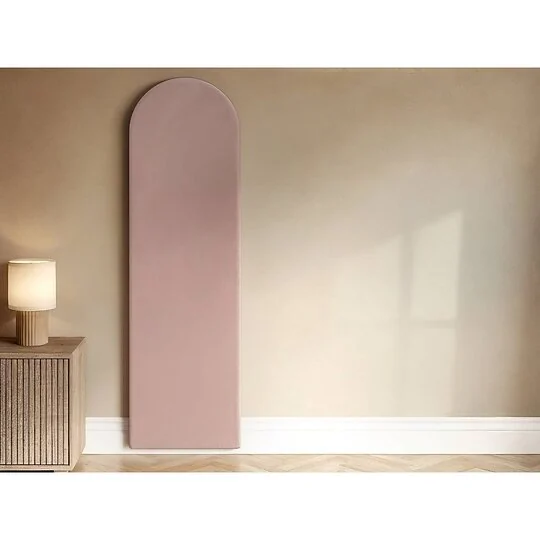 SOLACE+CO Cirrus Individual Headboard Panel Pink Velvet