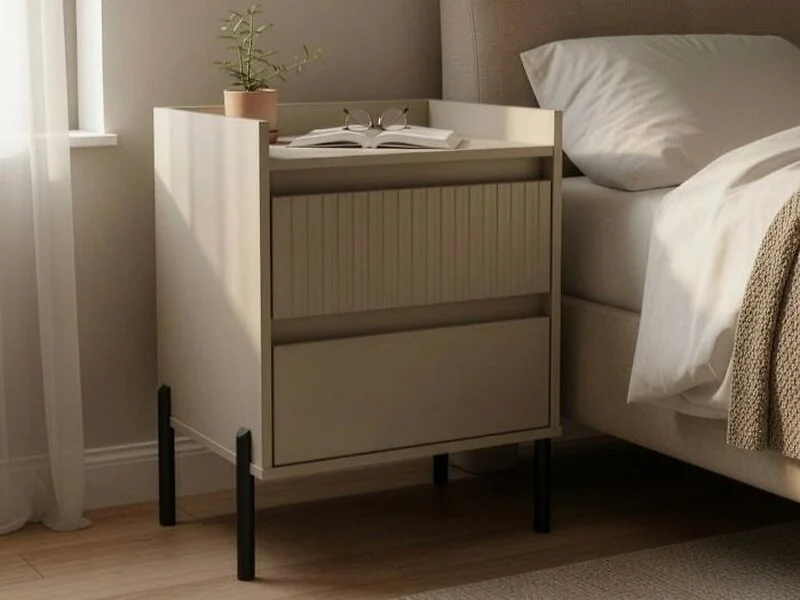 Welcome Furniture Osaka 2 Drawer Bedside Cabinet