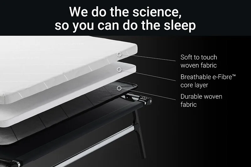 Jay-Be® CE120 Compact Folding Bed with e-Fibre Mattress  Small Double