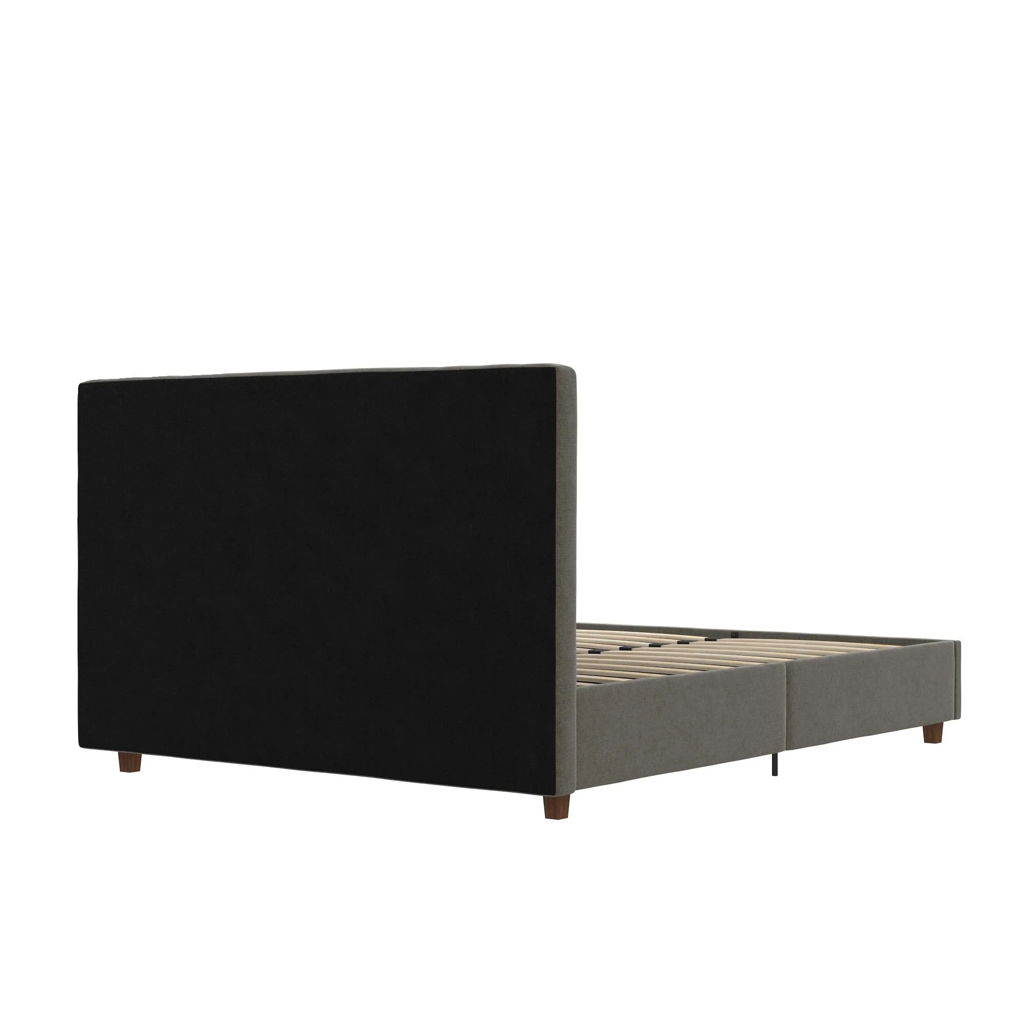 Dorel Charis Upholstered Bed LGrey Linen view 11
