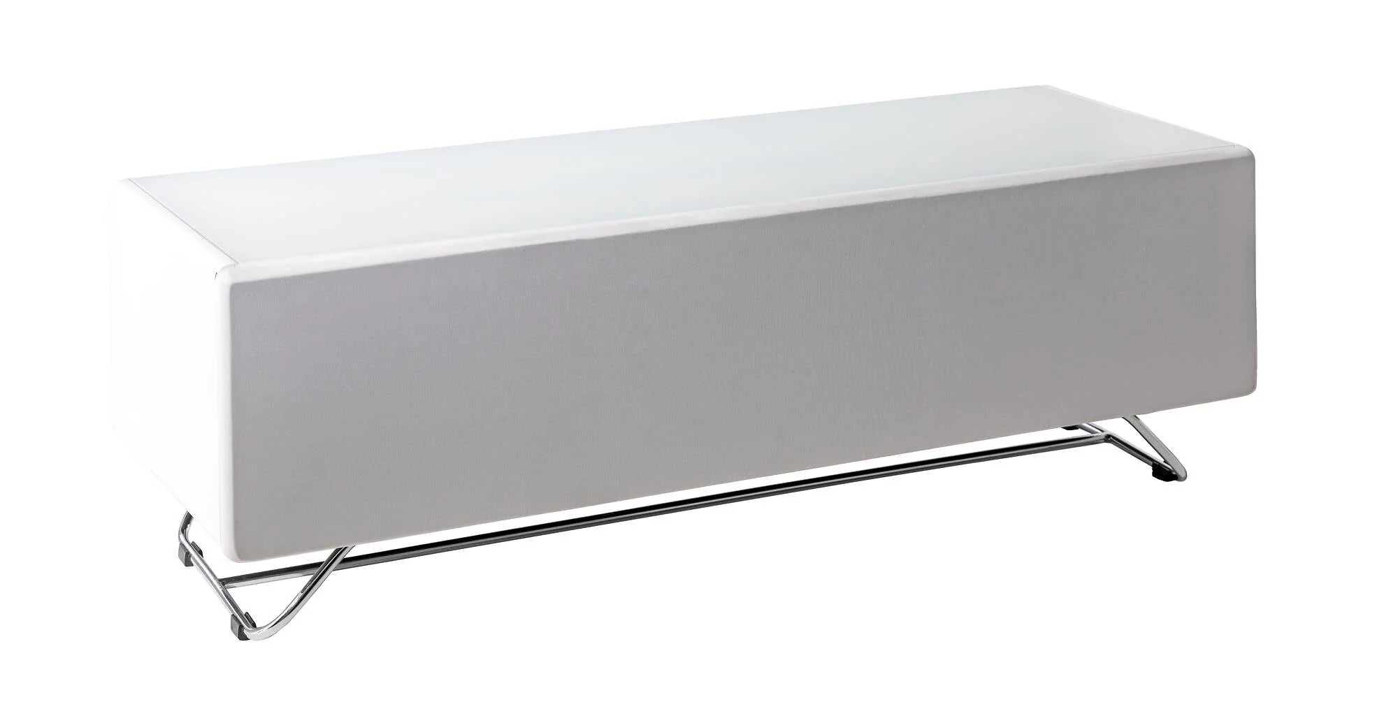 Dorel Chromium TV Stand with 1 Flap in Black (CRO2-1200CPT-BK)