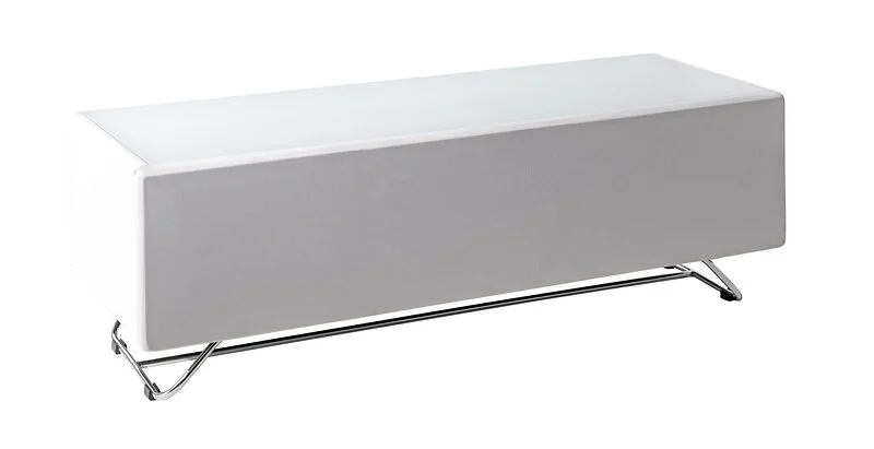 Dorel Chromium TV Stand with 1 Flap in Black (CRO2-1200CPT-BK)